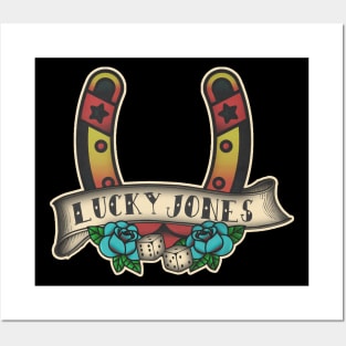 Lucky Jones Horseshoe Tattoo Posters and Art